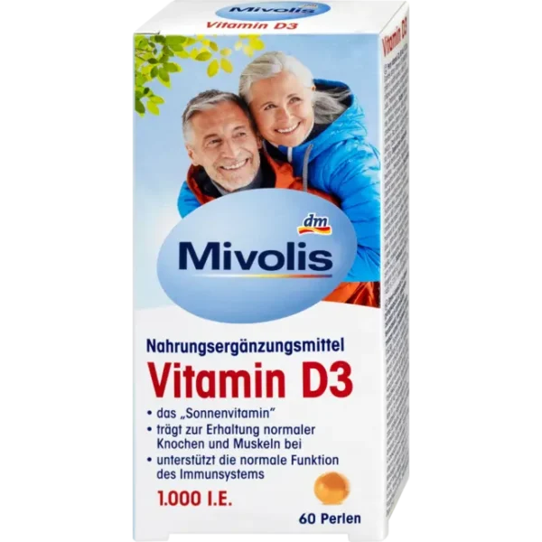 Mivolis Vitamine D3 Perlen 1.000 I.E. 60 St 13.3 g